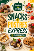 SNACKS Y POSTRES EXPRESS (5–10 MINUTOS)