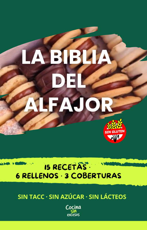 La Biblia de los Alfajores - 15 alfajores con harina de almendras, con rellenos y combinaciones irresistibles