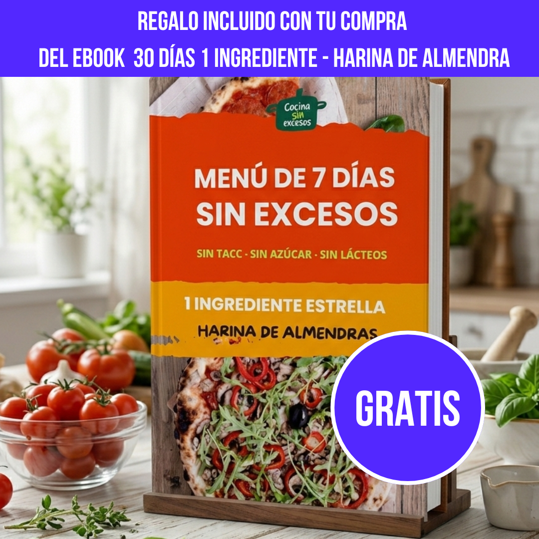 30 Recetas con Harina de Almendras – Sin gluten, sin lácteos, sin azúcar y sin culpa